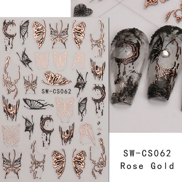 Nail Art Nailart Nageldesign Nägel 3D Nail Sticker