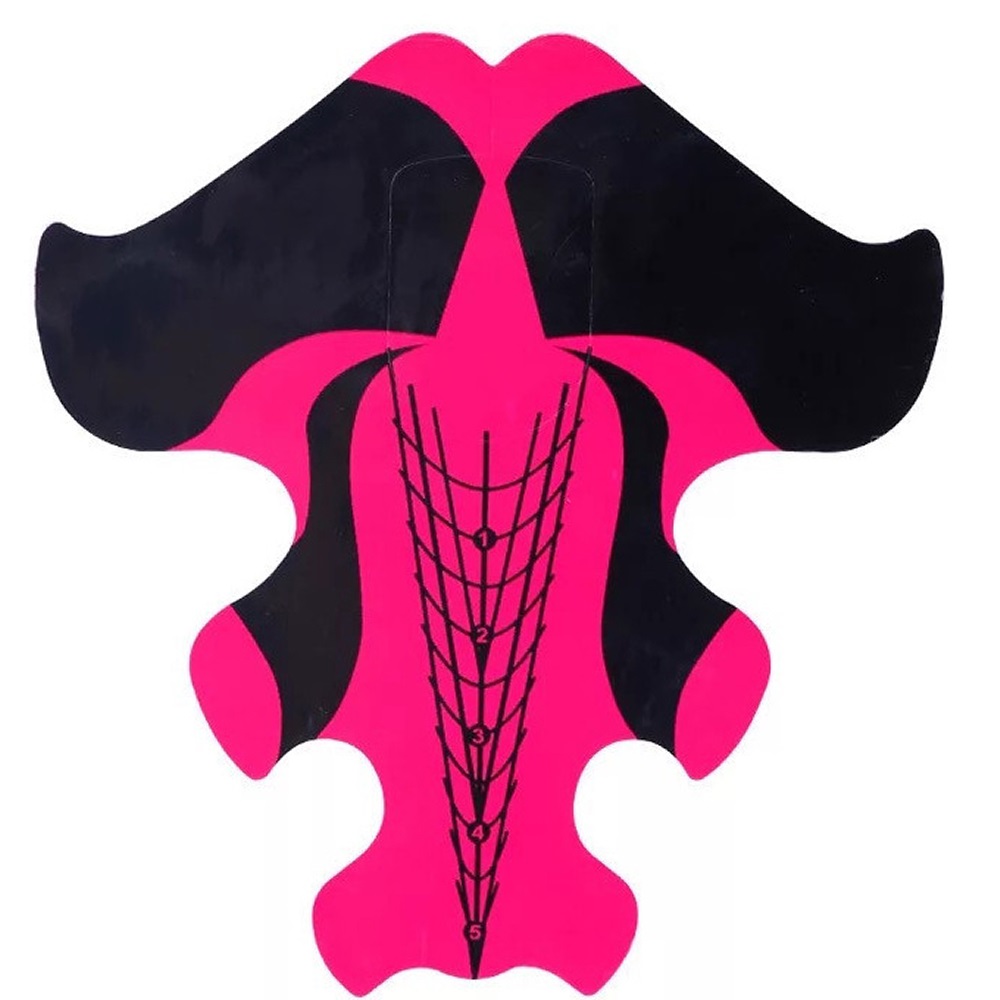 Schablonen Verlängerung Papier Modellier Nageldesign Nägel Nailart Shop
