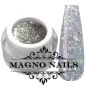 Preview: Hologramm Holographic Silber Glitzer Glitter Gel