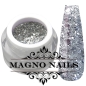 Preview: UV Gel - 1319 - Glitter Gel - Titanium Silver silber Paileten Glitzer Gel Glitzergel Nageldesign Nägel Nails Nagelstudio