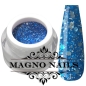Preview: UV Gel - 1323 - Glitter Gel - Marine Glam blau Glitzer Gel Glitzergel Nageldesign Nägel Nails Nagelstudio