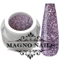 Preview: Lila Grau Silber Glitzergel - Glitter Gel Nageldesign