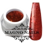Preview: Rot Weihnachts Glitzer Gel mit Pailetten Glitter