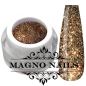 Preview: UV Gel - 1353 - Glitter Gel - Gold Crush braun Glitzer Gel Glitzergel Nageldesign Nägel Nails Nagelstudio