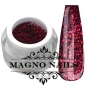 Preview: Weinrote Glitter mit Pailetten Weihnachten
