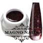 Preview: Weinrote Glitter Gel für Winter Nägel