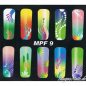 Preview: MPF 9 Airbrush Schablone Nail Nagelstudio Nägel Nailart Nail art