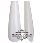 Preview: 500 x Fullcover Ballerina Tips in einer Box natur Full Cover Nageltips
