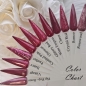 Preview: Farbpalette Nail Palette Karte Nageldesign Weinrot Pink Dunkelpink