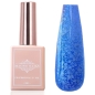Preview: UV Gel - 5412 - Confetti Gel - Royal Blue Nägel Nagelgel Shellac Gellack Gel Lack Nails matte Pailetten snowflake