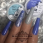 Preview: Sommernägel - Naiart Idee - Lila Blaugrau Violet Rosen