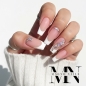 Preview: Rosa Make Up Nägel mit Strasssteinen - Nageldesign Ideen