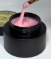 Preview: Fiberglas Make Up Gel Rosa mit Flocken aufbau