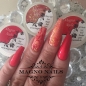 Preview: Sommernägel - Naiart Idee - Rote glitter Schnörekl