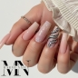 Preview: Cover Glitter Pailetten Make Up Gel - Luxus Glitter Nägel mit Schlange