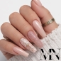 Preview: Nude Make UP Gel mit Metallic Flakes