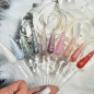 Preview: UV Gel - 5703 - Marmor Glam Gel - Sea Glass