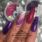 Preview: Nageldesign Ideen Pink Lila Nass in Nass Technik
