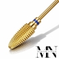 Preview: Carbide Gold Nagelfräser Bit grob
