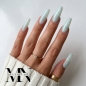 Preview: Marble Gel - Marmor Gel - Turquiose Flakes Cover Gel