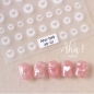 Preview: 2D Nail Art Sticker - Airbrush Style Herz