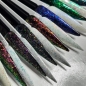 Preview: UV Nagellack mit Regenbogen Bunten Glitter