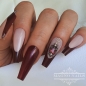 Preview: Weinrot French Herbstnägel Nageldesign Ideen - Nails