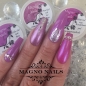 Preview: Nägel Ideen - Flieder Nails Naildesign Metallic