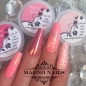 Preview: Nägel Ideen - Rosa Pink Beige Chrome Naildesign