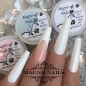 Preview: Hochzeitnägel French Weiß Glitzer Hochzeit Nageldesign