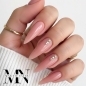 Preview: Stiletto Nägel - Rouge Rosa Nude Nägel ganz schlcht