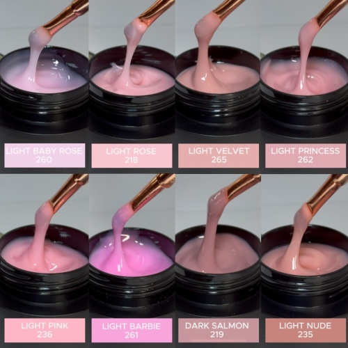 Preview: UV Gel - 205 - Aufbau Make Up Gel - Pink Nude