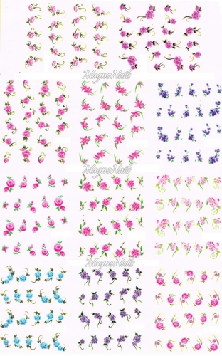 2D Nail Art Sticker