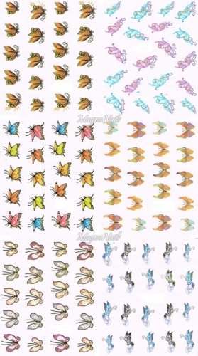2D Nail Art Sticker