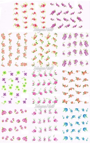 2D Nail Art Sticker