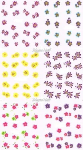 2D Nail Art Sticker