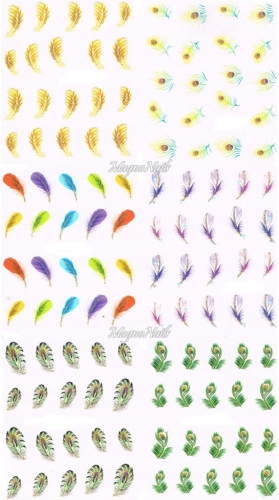 2D Nail Art Sticker