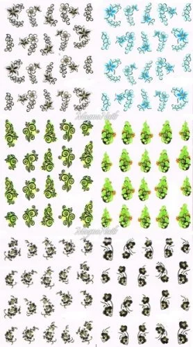 2D Nail Art Sticker