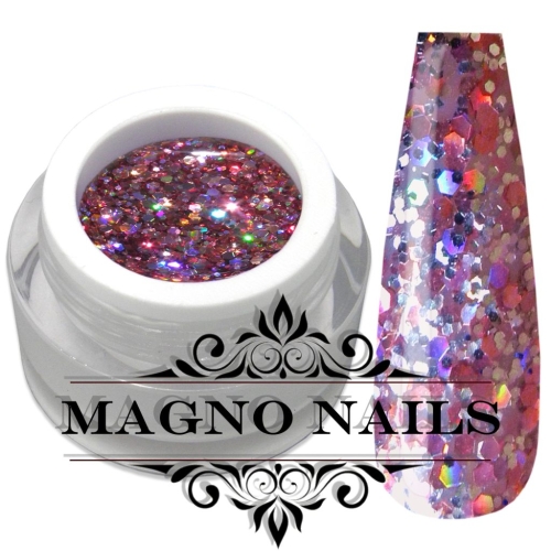 UV Gel - 1011 - Mix Glitter Gel Wood Berry