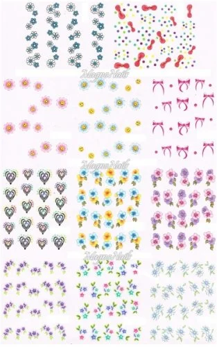 2D Nail Art Sticker