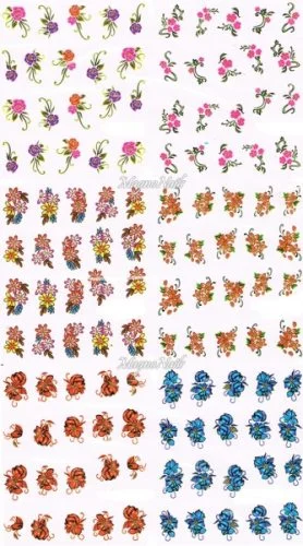2D Nail Art Sticker