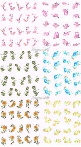 2D Nail Art Sticker