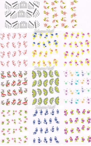 2D Nail Art Sticker