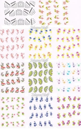 2D Nail Art Sticker