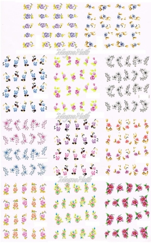 2D Nail Art Sticker