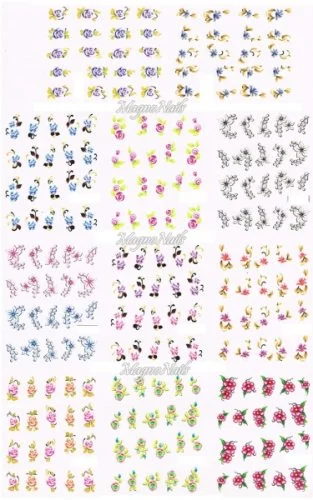 2D Nail Art Sticker