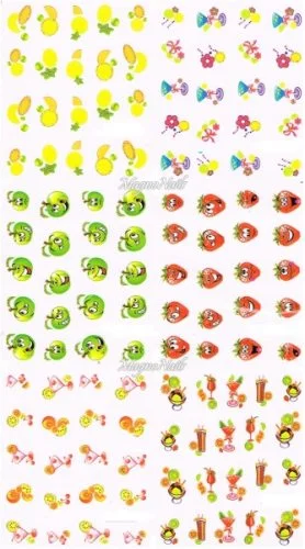 2D Nail Art Sticker