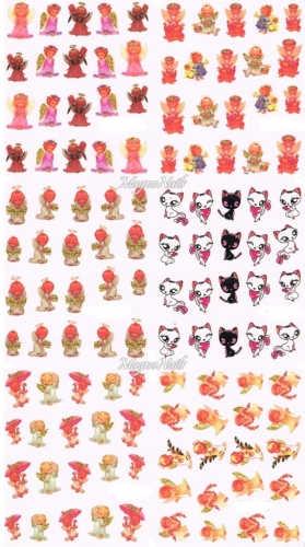 2D Nail Art Sticker
