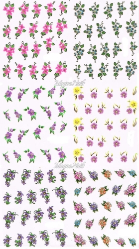 2D Nail Art Sticker