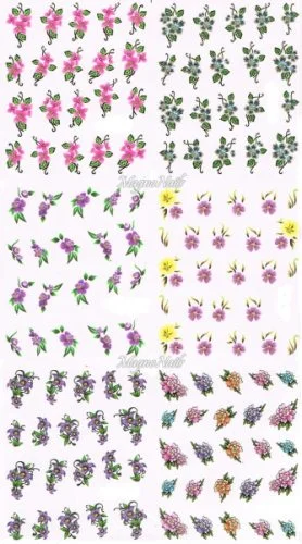 2D Nail Art Sticker